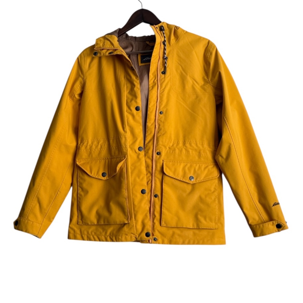 Eddie Bauer Yellow Raincoat Sz XS